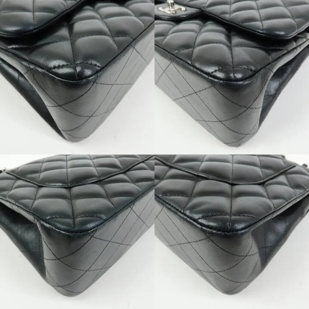 Chanel Lambskin Leather Classic Flap Bag 30 Black